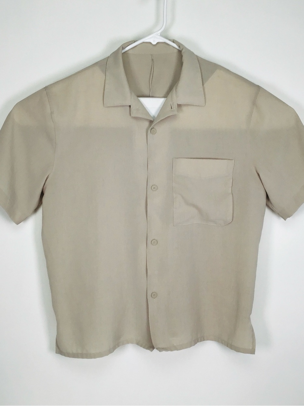 Lululemon men’s Lightweight Camp Collar short sleeve button up shirt large
